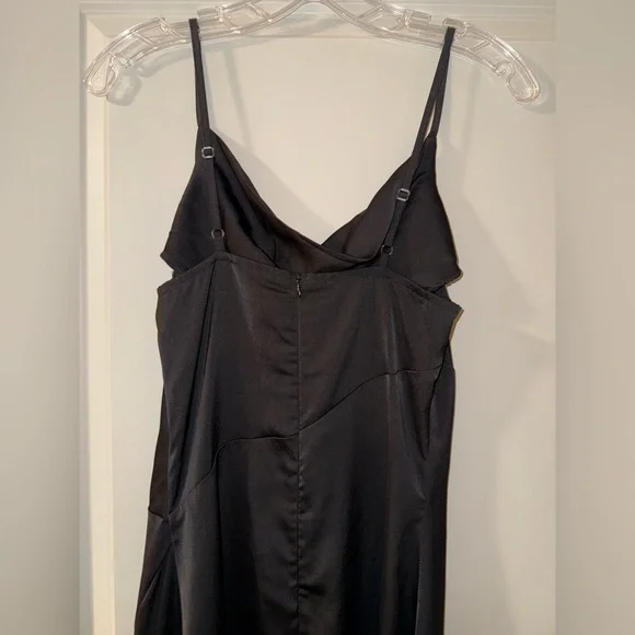 Black Silk Dress - Picture 3 of 6